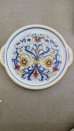 Ricco Deruta Ceramic Serving Platter