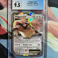 Pidgeot Ex CGC 9.5 