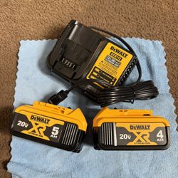 Dewalt Battery W/ Charger (NEW, NEVER USED).