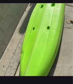 Green Plastic Kayak