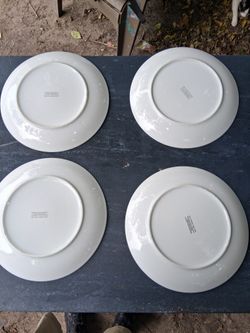 China Plates, Set Of 4