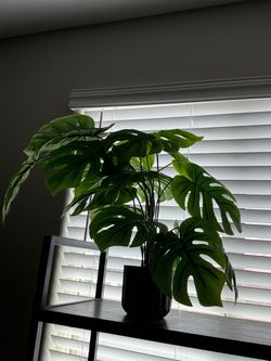 28” Artificial Monstera Plant with Decorative Pot