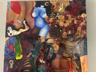 Original mixed media wall art