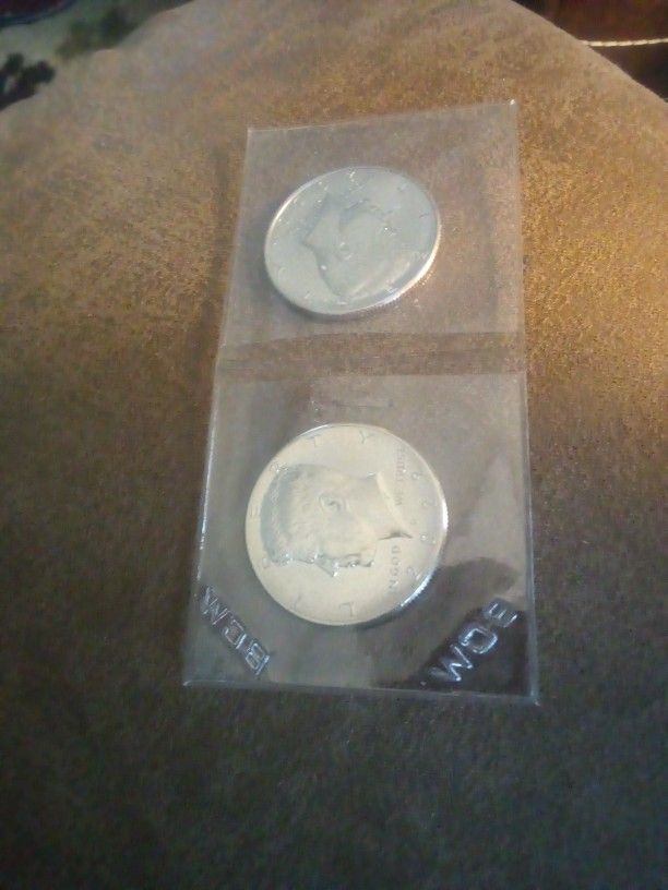 2022 P&D Kennedy Halfs In UNC. Cond.