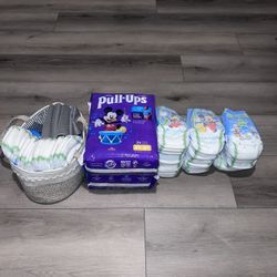 Baby diapers 4T-5T & Extras 