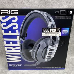 RIG 600 PRO HS Dual Wireless Gaming Headset with Bluetooth for PlayStation, Nintendo Switch and PC - Arctic Camo