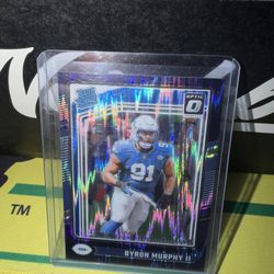 Byron Murphy II  Purple Optic Rookie Card