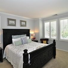 Cal King Solid Wood Black Bedframe