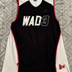 Jordans Jumpman Dwyane Wade Sz Lg #3 Wad3 Tank Jersey Miami Heat Chicago Bulls