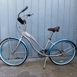 Blue Beach Cruiser 26”