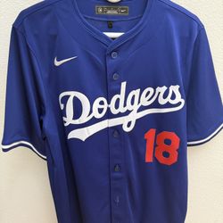 Brand New Yoshinobu Yamamoto Los Angeles Dodgers Nike Baseball Jersey