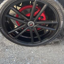 22” Rims With 265 35 22 New Tires