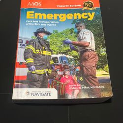 EMT Emergency AAOS Book 50th Anniversary 