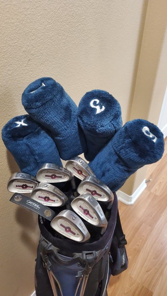 Wilson pro staff golf clubs complete set, women's RH