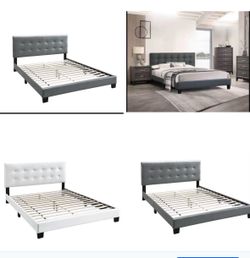 Queen Bed frame not including mattress