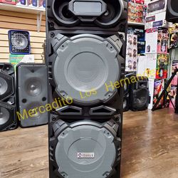 Karaoke Bluetooth Party Speaker 🎶 12" Woofers + XTREME BASS 🔥10000W