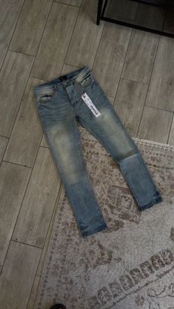Purple jeans