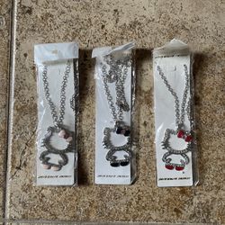 Hello Kitty Bling Pendant Necklace