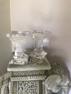 Crystal Candle Pillars