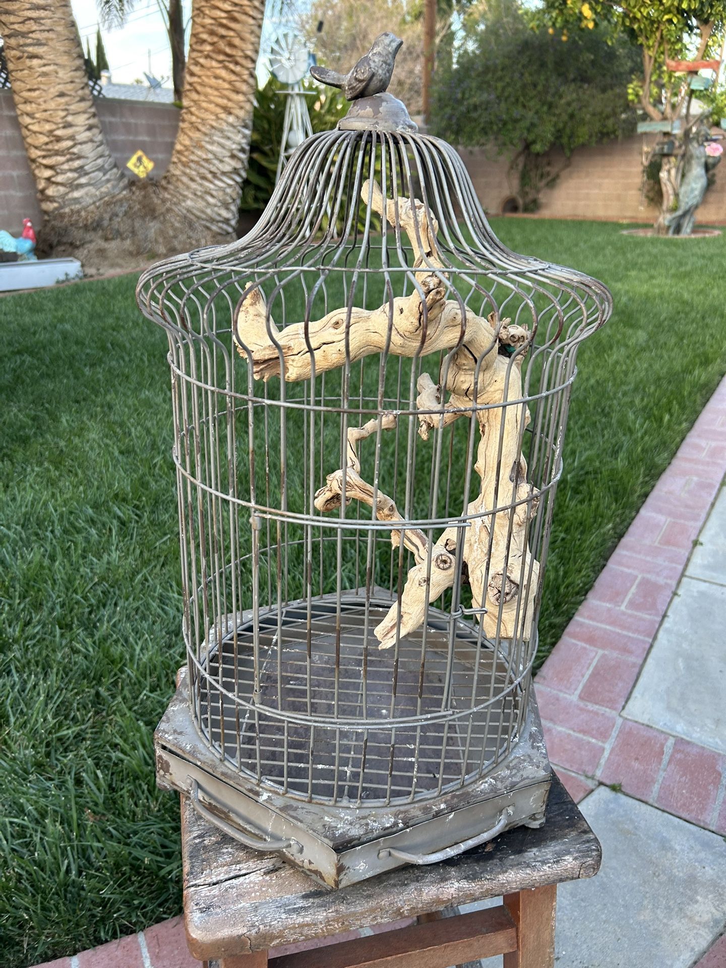 Vintage bird cage