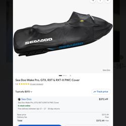Sea Doo Wake Pro, GTX, RXT & RXT-X PWC Cover