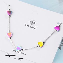 Color bracelet 925 stamped sterling silver