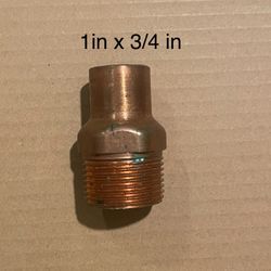 Copper Reducing Male Adaptor 