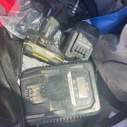 Kobalt Drill, 2 Battery And Universal Charger