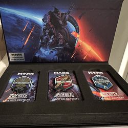 Mass Effect Limited Edition Pin Set New