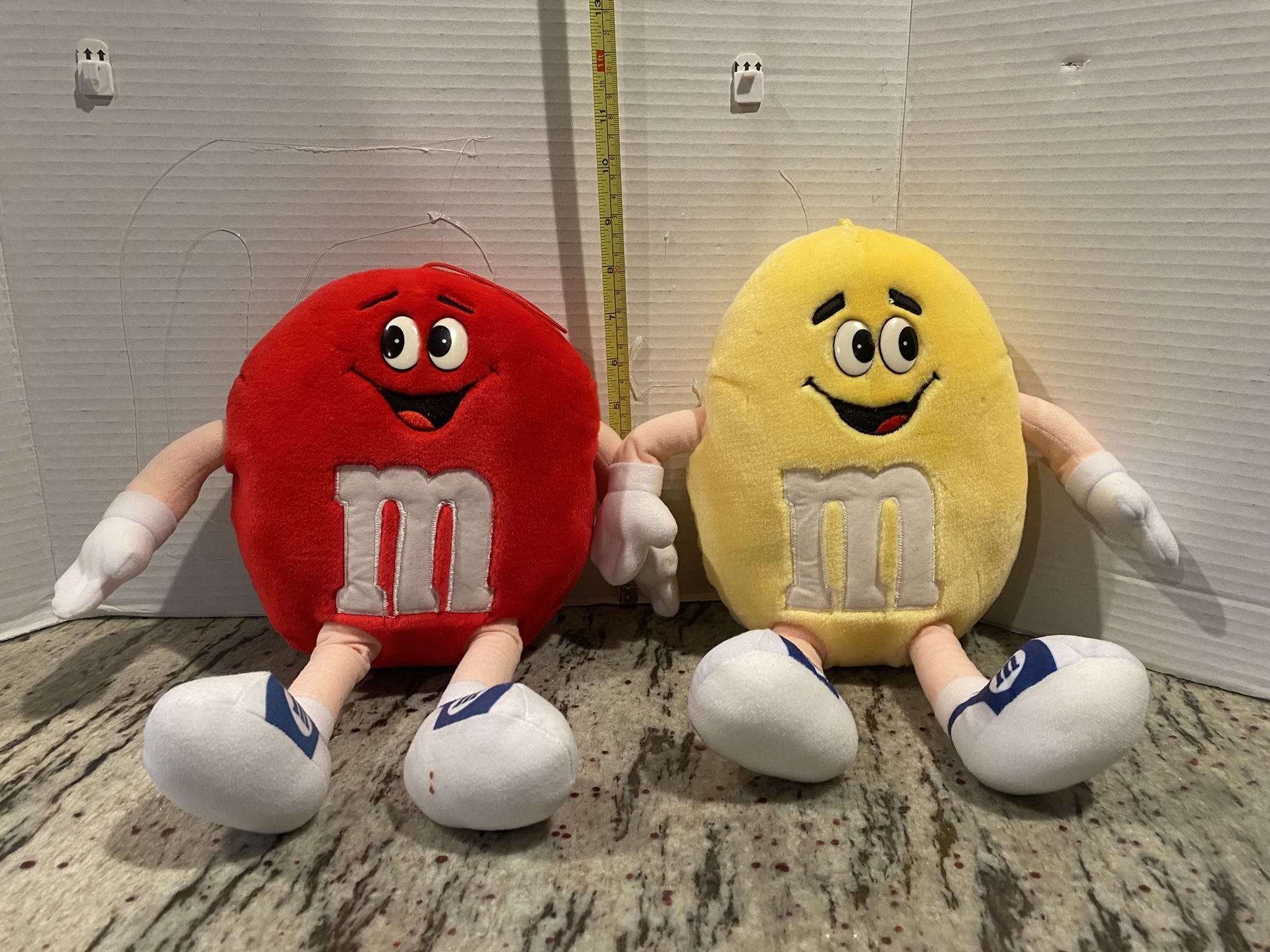 VTG M&M Plushies Red & Yellow