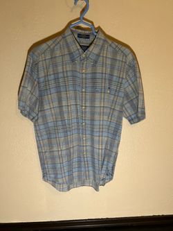 Mens Pendleton flannel skateboarding surfer dress shirt button up pocket t shirt