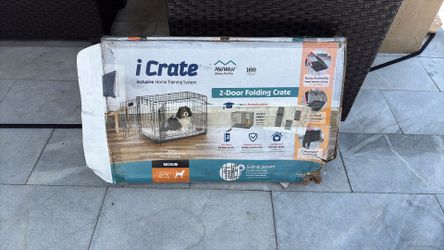 2 doors folding crate