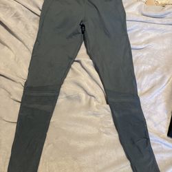 Sea green sheer cutout leggings  size M