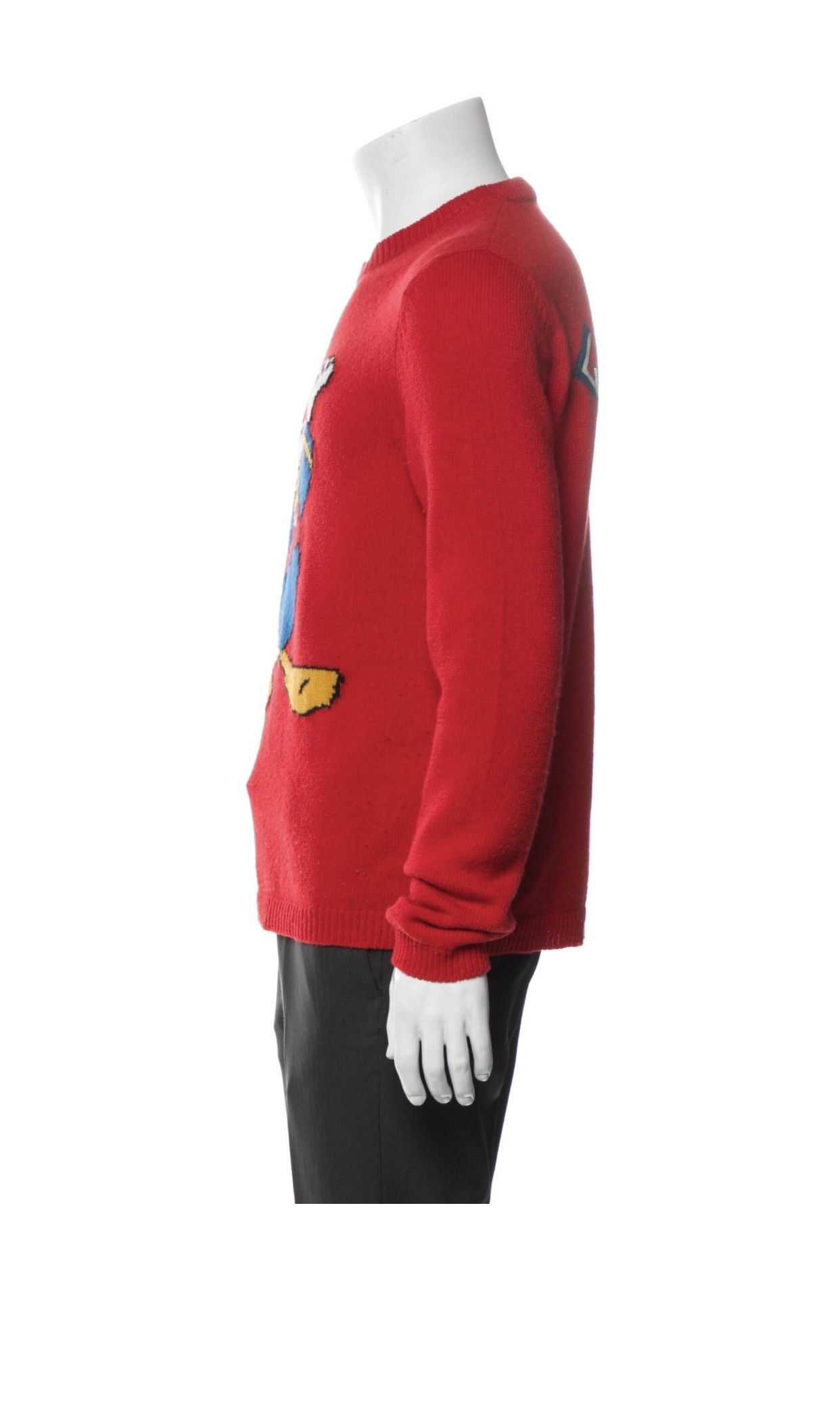 Gucci x Disney Donald Duck Red Wool Sweater