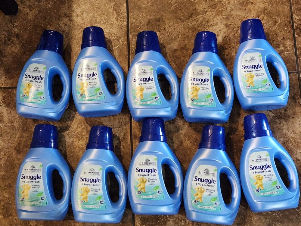 Snuggle + Super Fresh Fabric Softener Morning Breeze Scent 30 Loads 26.8 Fl.oz