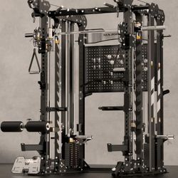 NEW SQUAT RACK SMITH MACHINE W 1:1 AND 2:1 RATIO - FREE DELIVERY 
