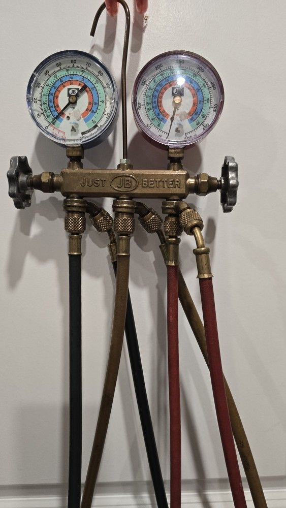 JB Just Better Manifold Gauge With Hose