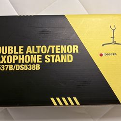 Hercules DS537B Dual Alto/Tenor Saxophone Stand