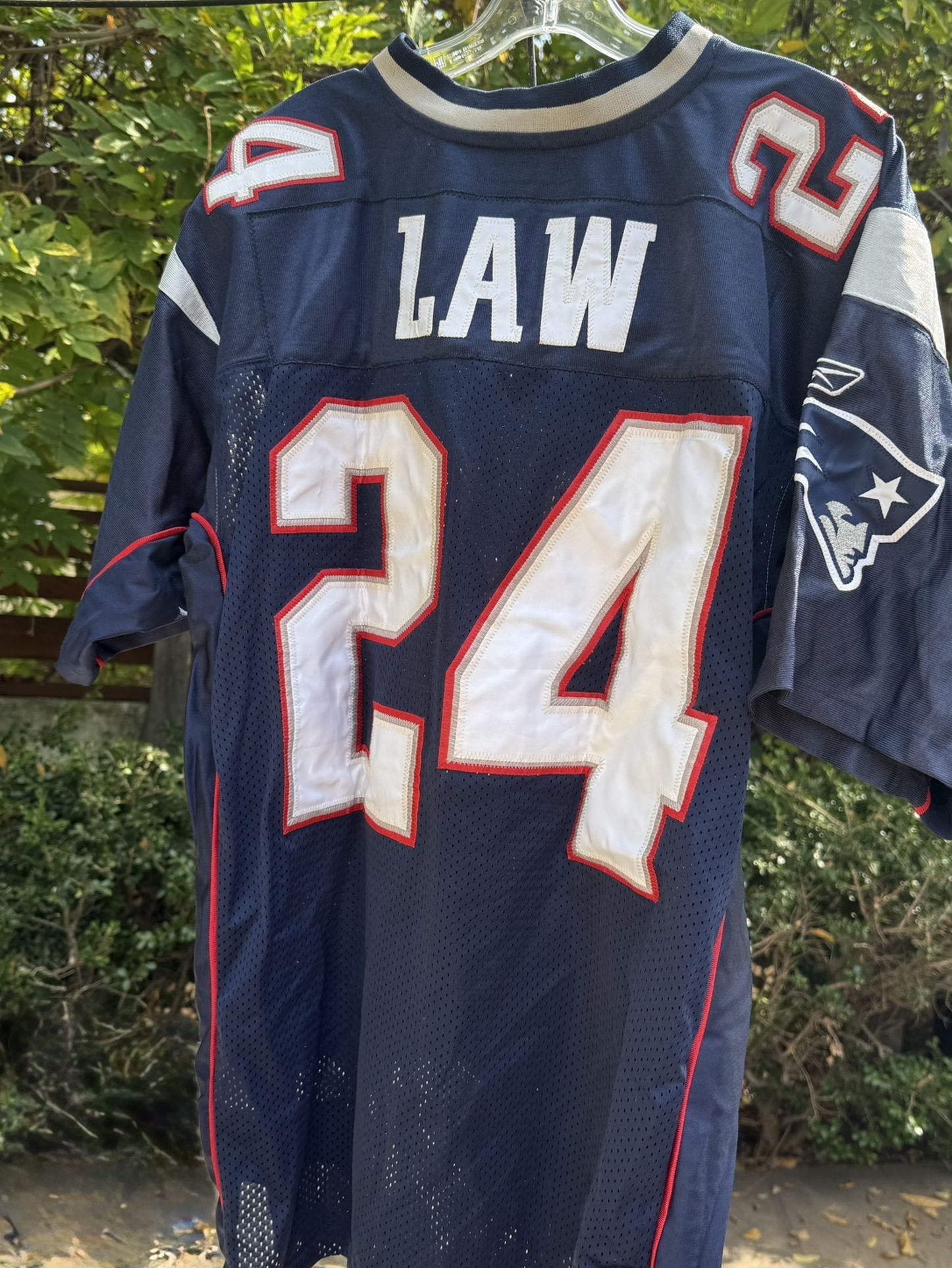 Authentic Ty Law jersey Reebok