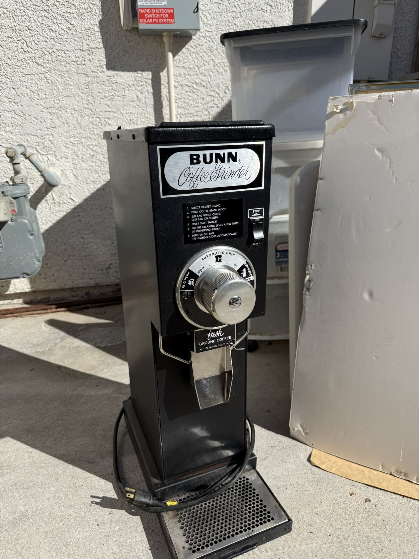 Bunn Commercial Coffee Grinder