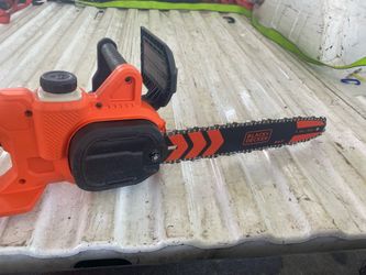 Black and decker corded electric chainsaw