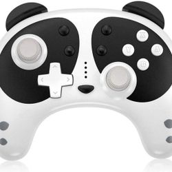 Wireless Controller for Nintendo Switch, STOGA Panda Cute Switch Pro Controller Compatible with Switch Lite/PC with NFC Wake-up Function, Support Moti