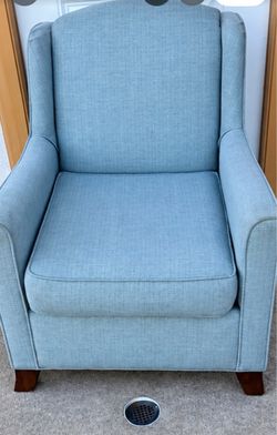 Coastal Blue Arm Chair