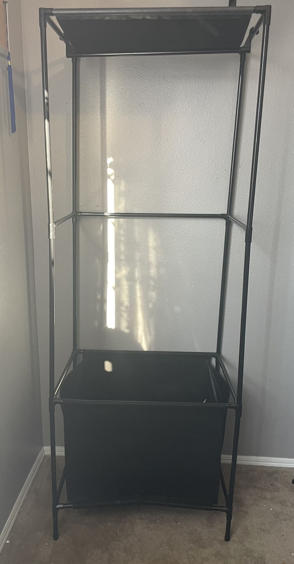 Coat Rack With Basket