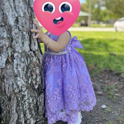 Purple Baby Dress