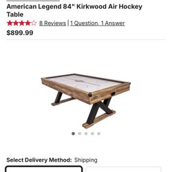 Brand New Air Hockey Table 84” $899 Online