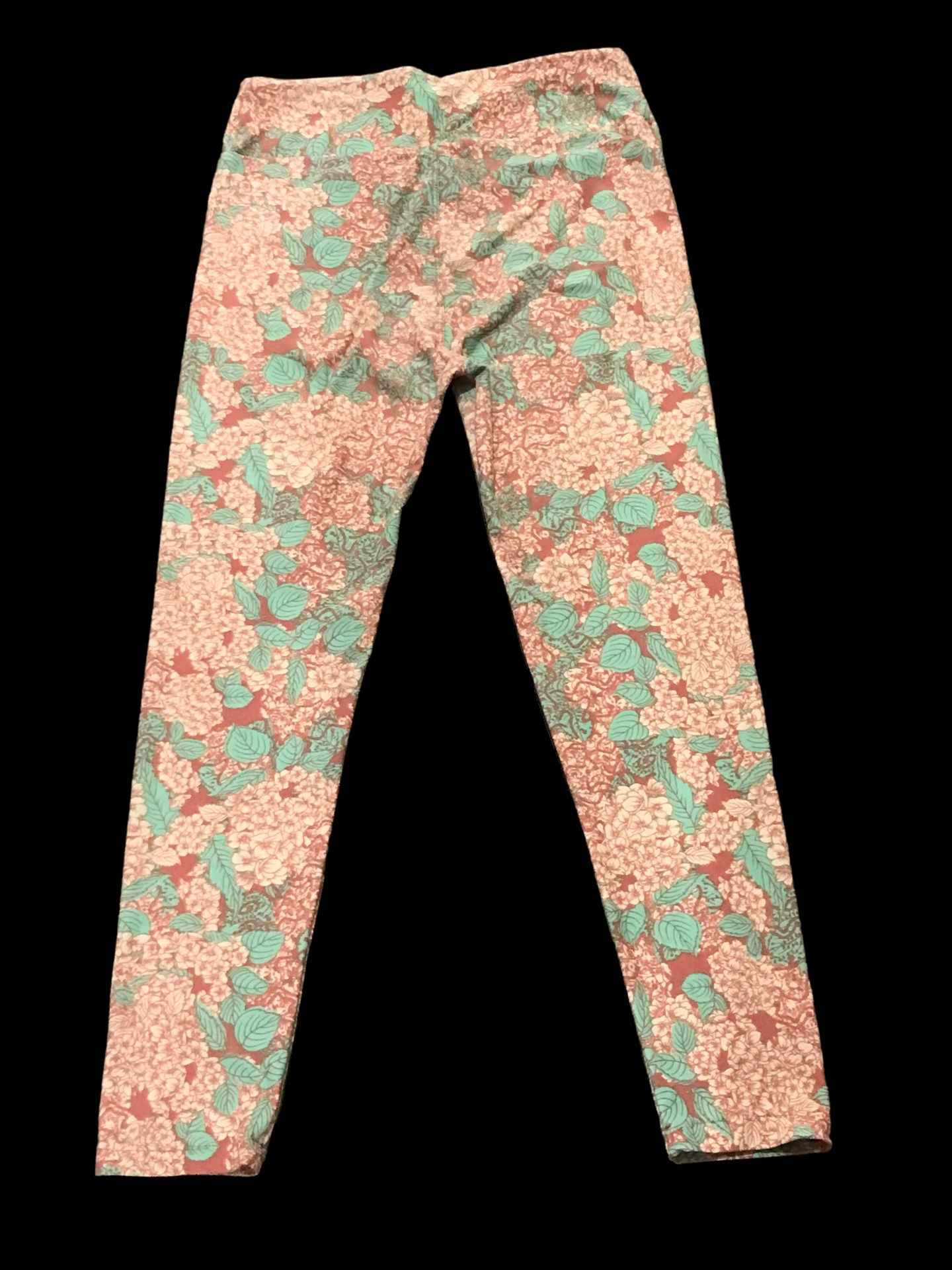 Lularoe Flower Leggings Size Small