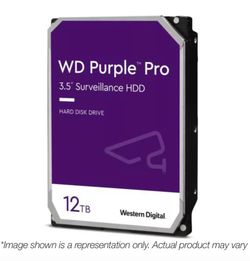 WD121PURP Western Digital Purple Pro Air 12TB 3.5" 6GB/s SATA 7200RPM 256MB HDD for PC / Surveillance Systems / Servers / Data Storage (NEW)