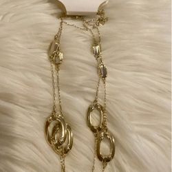 Brand new! Liz Claiborne gold tone link chain