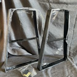 16” Matte Black Bench Table Legs